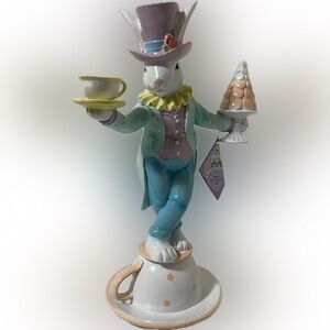 Mad Hatter Easter Bunny Decor